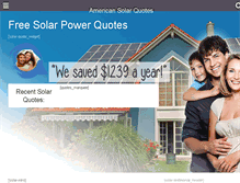 Tablet Screenshot of americansolarquotes.com